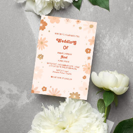 Convites casamento exclusivo da vintage 70s