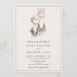 Convites Casamento Exclusivo do Casal Llama