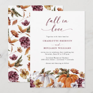 Convites Casamento Fall In Love