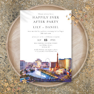 Convites Casamento Feliz para Sempre em Las Vegas