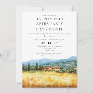 Convites Casamento Feliz para Sempre na Toscana Itália