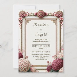 Convites Casamento Filigrana de Hortênsia Rubi