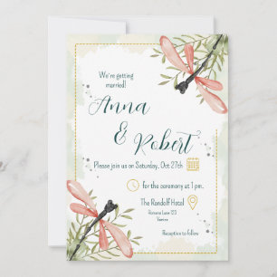 Convites Casamento Firefly Watercolor