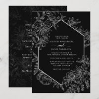 Casamento Físico Geométrico Branco Negro Tudo Em U