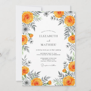 Convites Casamento Flor de Laranja