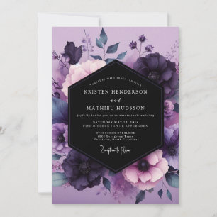 Convites Casamento Flor de Plum Vesperal