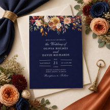 Casamento Flor Silvestre Laranja Queimada Azul Mei
