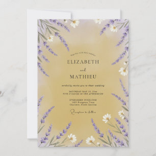 Convites Casamento Flor Silvestre Violeta Mel