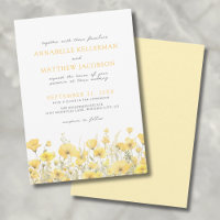 Casamento Floral Amarelo de Flores Silvestres Botâ