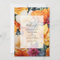 Casamento Floral Amarelo e Laranja