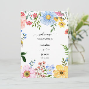 Convites Casamento Floral Aquarela Casamento Rústico