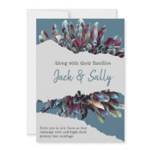 Casamento floral azul e branco