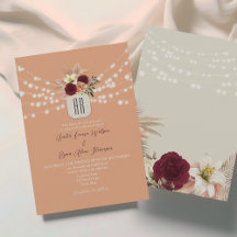 Casamento Floral Boêmio Monograma