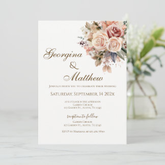 Convites Casamento floral Boho
