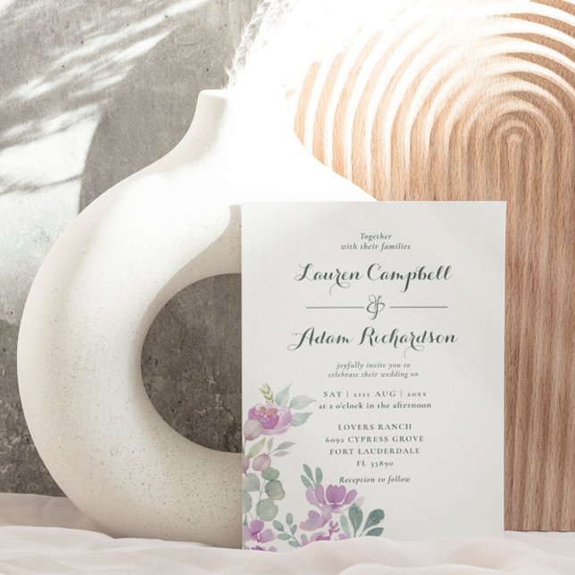 Convites Casamento Floral Boho Blush Rosa Eucalipto (Criador carregado)