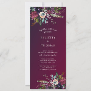 Convites Casamento Floral Boho Boho