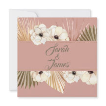 Casamento Floral Boho Boho Dourado Elegante