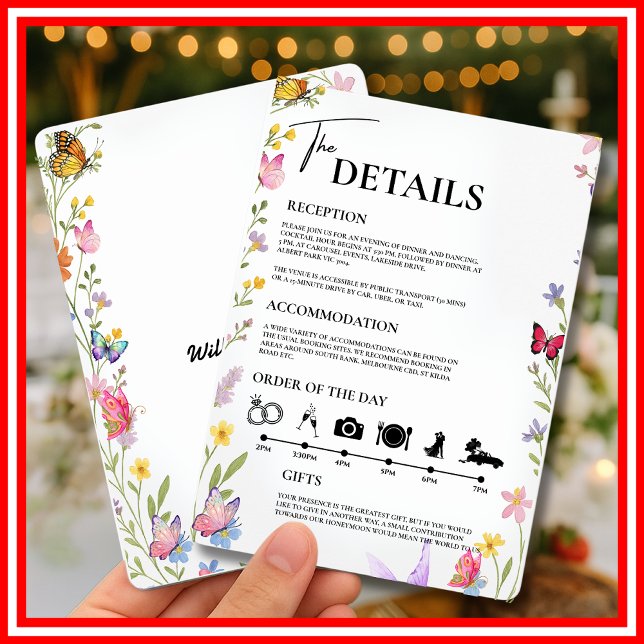 Convites Casamento Floral Boho Flores Silvestres Ordem do D (Criador carregado)
