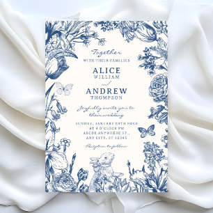 Convites Casamento floral botânico floral vintage branco az