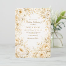 Casamento Floral Branco Champanhe Marfim