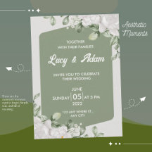 Casamento Floral Branco com Elegante Verde Salvia
