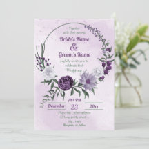 casamento floral branco e roxo