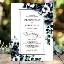 Casamento Floral Branco na moda Negro