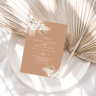 Convites Casamento Floral Casual Rustic Boho Elegant