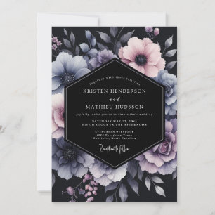 Convites Casamento Floral Chiaroscuro Wisteria