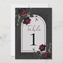 Casamento Floral Cinza Sombrio Rosas Vermelhas de 