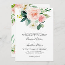 Casamento Floral Cor-de-Água Rosa e Branca