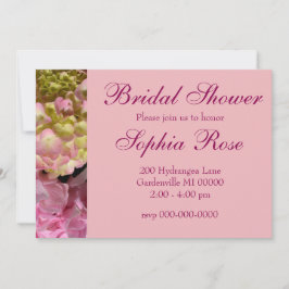 Convites Casamento floral cor-de-rosa-rosa, cor-de-rosa