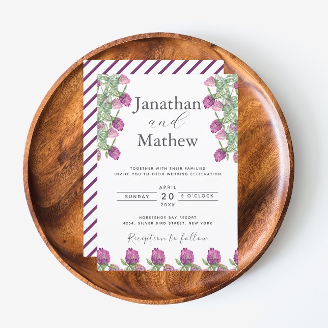 Convites Casamento Floral da Selva de Verão (Summer Jungle Watercolour Floral Wedding Supplies)