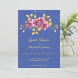Convites Casamento Floral das Orquídeas Leves Românticas