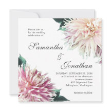 Casamento Floral de Dahlia Rosa Elegante