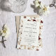 Convites Casamento Floral de Flores Selvagens de Queda (Criador carregado)