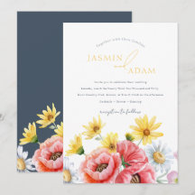 Casamento Floral de Girassol Flor Silvestre Branco