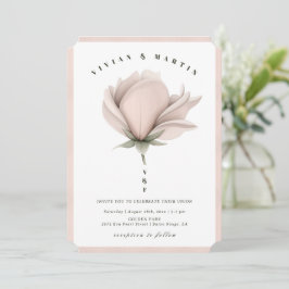 Convites Casamento Floral de inverno