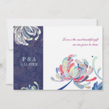 Casamento Floral de Luxo Azul e Branco marinho