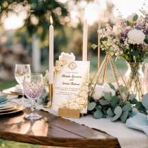Casamento Floral de Luxo com Monograma