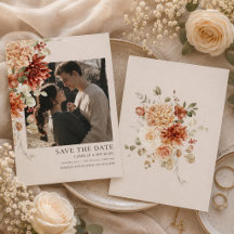 Casamento Floral de Outono Elegante