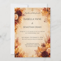 Casamento Floral de Outono Rústico