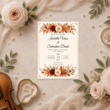 Casamento Floral de Outono Rústico