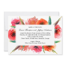 Casamento Floral de Papas Pintadas Vermelhas