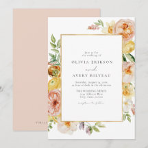 Casamento Floral de Pastel Blush & Peach Pastel