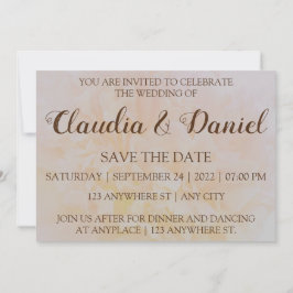 Convites Casamento floral de peônias empoeirado elegante