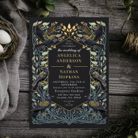 Casamento Floral de Raven Gothic Encantado