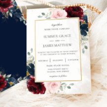 Casamento Floral de Rosas Azuis de Blush da Borgon