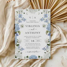 Casamento Floral de Rosas Brancas de Hydrangea Azu