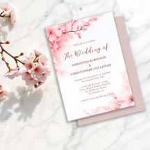 Casamento Floral de Sakura Japonesa